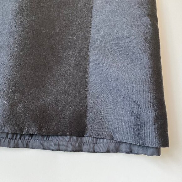 J.Crew Collection Wool Silk Twill Top Black Short Sleeve Blouse Size 00 Holidays - Picture 6 of 12